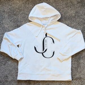 Jimmy Choo White Hoodie size S